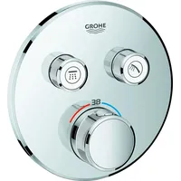 Grohe Grohtherm SmartControl Thermostat mit 2 Ventilen warm sunset