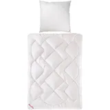 Paradies Betten-Set BIO - weiß - BL 135x200 cm