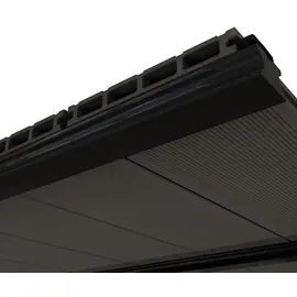 Juskys Terrassendiele 220 cm grau