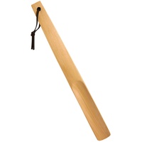 Healifty Schuhlöffel aus Holz, extra langer Griff, für Senioren, Männer, Frauen, Kinder, glatt, 38,1 cm (Burlywood)
