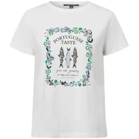 Comma, T-Shirt weiß, 40