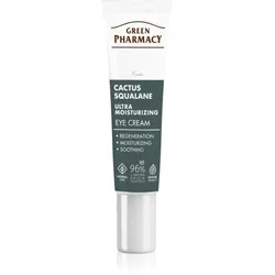 Green Pharmacy Cactus & Squalane Eye Cream feuchtigkeitsspendende und aufhellende Pflege für die Augenlider und Ringe unter den Augen 15 ml