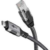 goobay Ethernet-Kabel USB-CTM 3.1 auf RJ45, 3 m