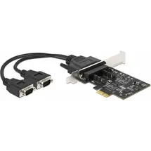 DeLock 90048 PCI Express Karte zu 2 x Seriell RS-422/485 mit 15 kV ESD Schutz