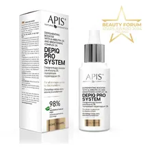 apis natural cosmetics DEPIQ PRO SYSTEM Booster gegen Pigmentflecken mit α-Arbutin 1 % und Aufhellungskomplex 1 %