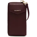 lazarotti Bologna Leather Zip Around Geldbörse Damen burgundy