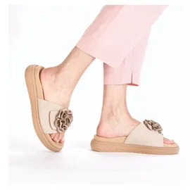 Rieker Clogs Pantoletten V1562-62 in beige 43,
