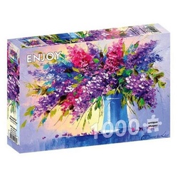 ENJOY Puzzle Puzzle ENJOY-1696 - Fliederstrauß in einer Vase, Puzzle, 1000 Teile, 1000 Puzzleteile bunt