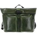 LEONHARD HEYDEN Porto Messenger Leder 38 cm grün