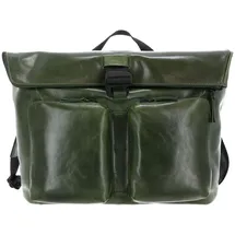 LEONHARD HEYDEN Porto Messenger Leder 38 cm grün
