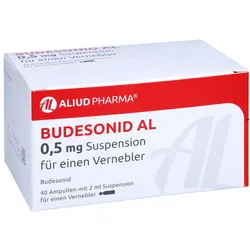 BUDESONID AL 0,5 mg Suspension f.einen Vernebler 40X2 ml