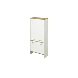 Midischrank  Stechlinsee , weiß , Maße (cm): B: 62 H: 136 T: 28.0