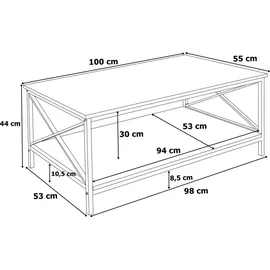 OEM Rustikaler Couchtisch von HERNING CRAFT