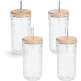 Zeller Gläser-Set 0,58 l 4-tlg.