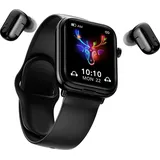 X8 Sport-Bluetooth-Armband + Bluetooth-Headset, 1,69-Zoll-IPS-Full-Touch-Farbbildschirm, Bluetooth 5.0, IP67 wasserdicht, Multisportmodus, Schwarz