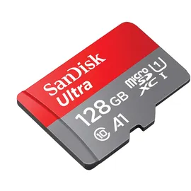 SanDisk Ultra microSD + SD-Adapter UHS-I U1 A1 120 MB/s 128 GB