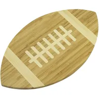 Geda Labels Bambusbrettchen Football 30x17x1cm | Schneidebrett | Jausenbrett