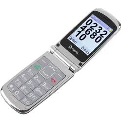 OLYMPIA Style Plus Senioren Komfort Mobiltelefon mit Großtasten, Silber