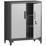 Songmics Aktenschrank 80 x 0 x 0 cm silber