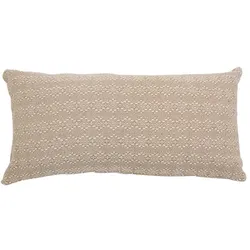 byRoom Kissen mit Harlekin Muster, 70 x 35cm, beige