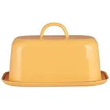 ib laursen Butterbox Emaille, 18.5 x 13.2 x 10 cm, gelb