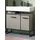 inn.furn Waschbeckenunterschrank 80 x 63 x 36 cm Beige/Schwarz