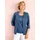 Sieh an! 2-in-1-Shirt in jeansblau | Gr.: 52
