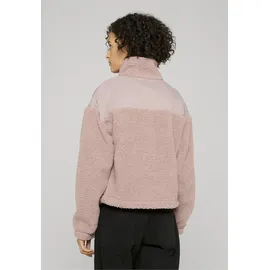 URBAN CLASSICS Damen Sherpa-Mix Jacke duskrose, S