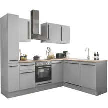 BASIC by Balculina Winkelküche Denver L-Form 250 cm grau
