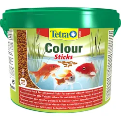 Tetra Pond Color Sticks Teichfischfutter 10 Liter