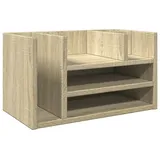 vidaXL - Schreibtisch-organizer Sonoma-Eiche 44,5x24x25 Cm Holzwerkstoff