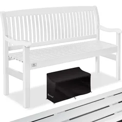 KESSER® Gartenbank Holz Holzbank wetterfest   Parkbank Massivholz   Sitzbank Balkonbank Gartenmöbel Bank für Balkon, Terrasse & Garten