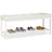 Relaxdays Schuhbank XXL 115 x 40 x 35 cm weiß / weiß