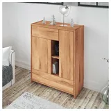 Pharao24 Vertiko Duben, aus Massivholz braun