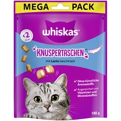 Whiskas Knuspertaschen mit Lachs Geschmack 180G
