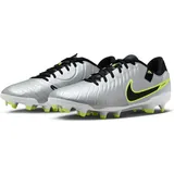 Nike LEGEND 10 Academy FG/MG Fußballschuhe 001 - metallic silver/black-volt 39