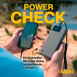 aqiila Powerbird Powerbank 20000 mAh moosgrün