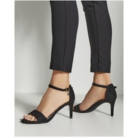 LASCANA High-Heel-Sandalette, Riemchensandalette, modisches Design & Schnallenverzierung, schwarz