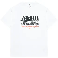 Puma x Lost Management Cities Graphic Tee - Weiss - M