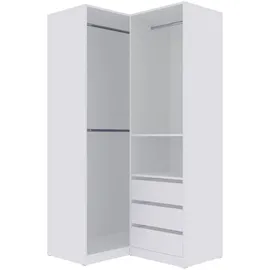 marmex möbel TRES Garderobenschrank 160x206x51 cm Weiß