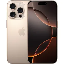 Apple iPhone 16 Pro 16 cm 6.3" Dual SIM iOS 18 5G USB Type-C 256 GB Sand - 256 G