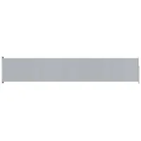 vidaXL Seitenmarkise Ausziehbar 117 x 600 cm Grau Polyester