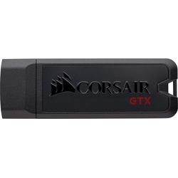 Corsair Flash Voyager GTX (128 GB, USB A, USB 3.0), USB Stick, Schwarz