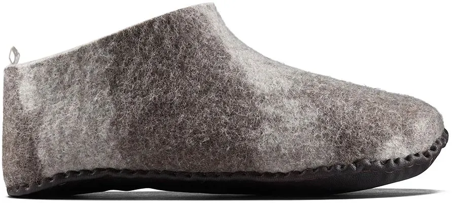 Vivobarefoot Unisex MIM Felt Slipper II grau