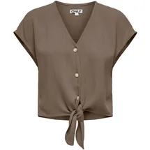 Only Onlsiesta Ss Knot Lin Bl Shirt PNT Noos - M