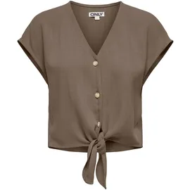 Only Onlsiesta Ss Knot Lin Bl Shirt PNT Noos - M