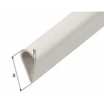 GAH Alberts Klemmprofil Kunststoff, schwarz