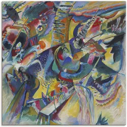 Artland Leinwandbild »Improvisation Klamm. 1914«, Gegenstandslos, (1 St.), auf Keilrahmen gespannt Artland Farbe Bild(er): bunt