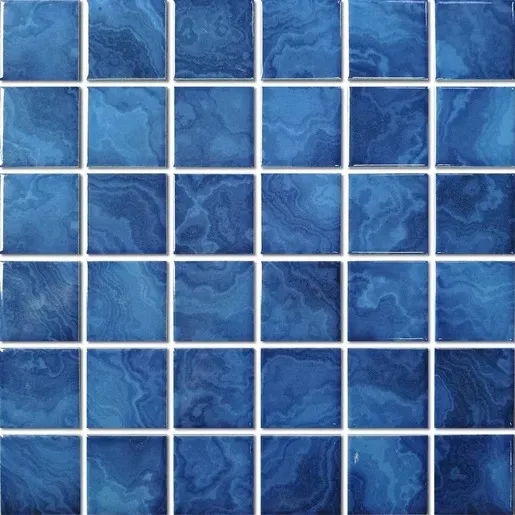 Keramik Mosaik Premium Mosaik dunkelblau 31x31 cm matt MOSBH25M