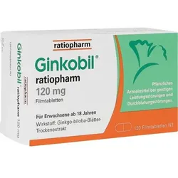 Ginkobil ratiopharm 120mg Filmtabletten 120 St
